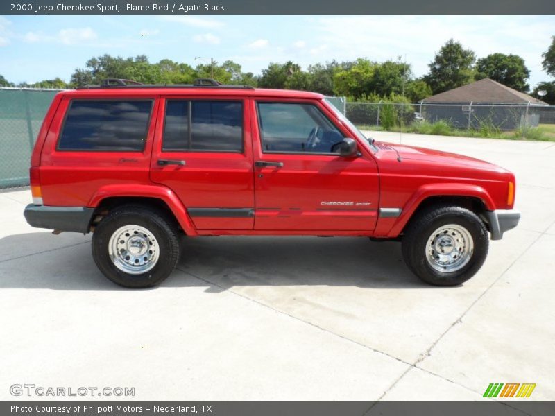  2000 Cherokee Sport Flame Red