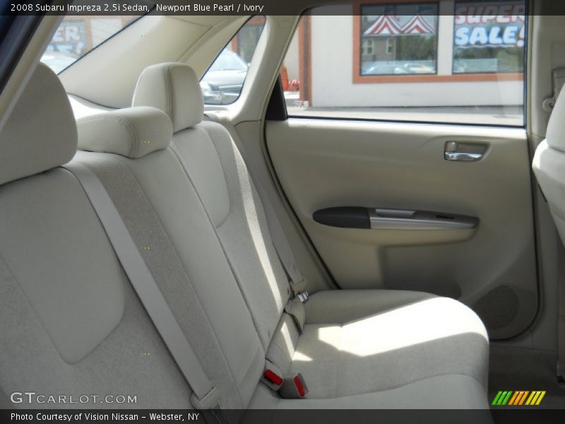 Newport Blue Pearl / Ivory 2008 Subaru Impreza 2.5i Sedan