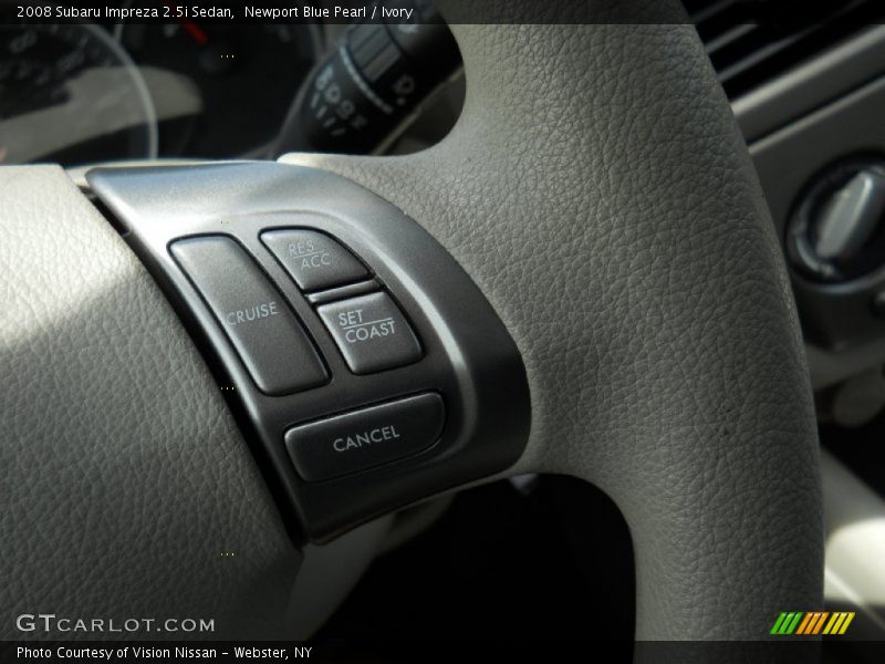Newport Blue Pearl / Ivory 2008 Subaru Impreza 2.5i Sedan