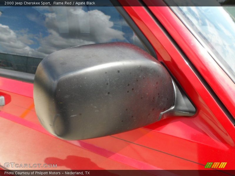 Flame Red / Agate Black 2000 Jeep Cherokee Sport