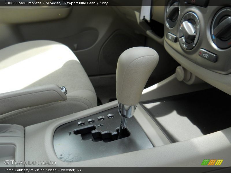 Newport Blue Pearl / Ivory 2008 Subaru Impreza 2.5i Sedan
