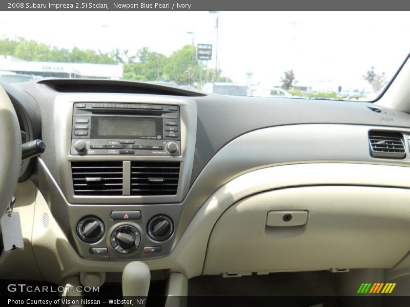 Newport Blue Pearl / Ivory 2008 Subaru Impreza 2.5i Sedan