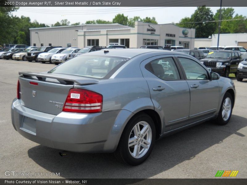 Silver Steel Metallic / Dark Slate Gray 2010 Dodge Avenger R/T