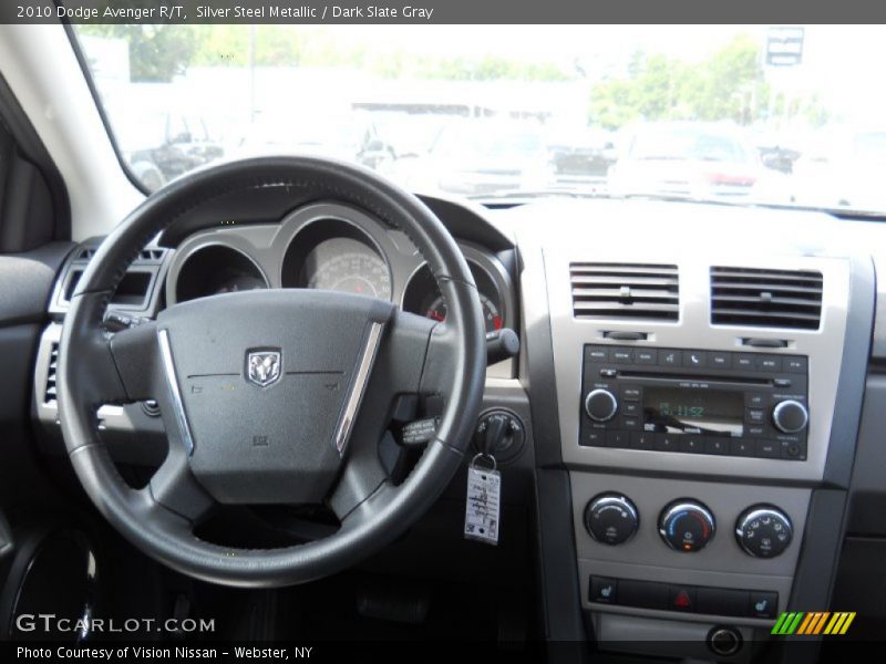 Silver Steel Metallic / Dark Slate Gray 2010 Dodge Avenger R/T