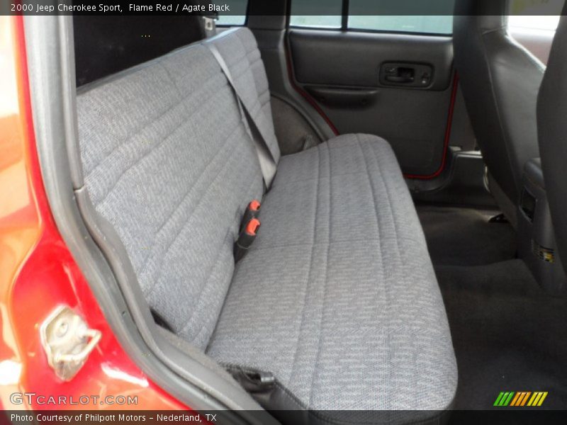  2000 Cherokee Sport Agate Black Interior