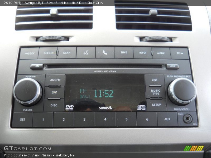 Silver Steel Metallic / Dark Slate Gray 2010 Dodge Avenger R/T