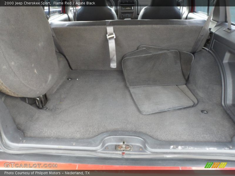 Flame Red / Agate Black 2000 Jeep Cherokee Sport