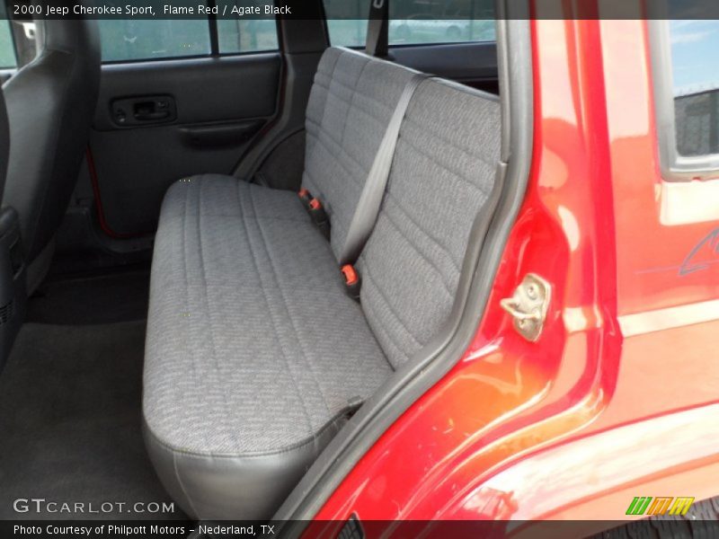  2000 Cherokee Sport Agate Black Interior