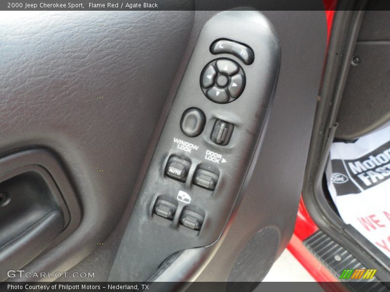 Flame Red / Agate Black 2000 Jeep Cherokee Sport