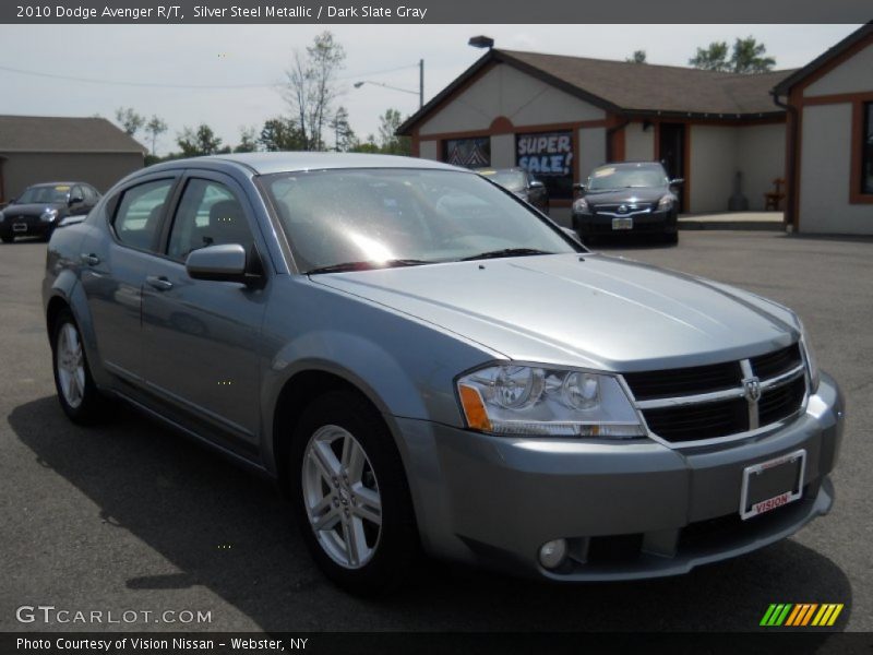 Silver Steel Metallic / Dark Slate Gray 2010 Dodge Avenger R/T