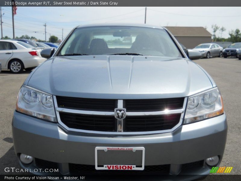 Silver Steel Metallic / Dark Slate Gray 2010 Dodge Avenger R/T