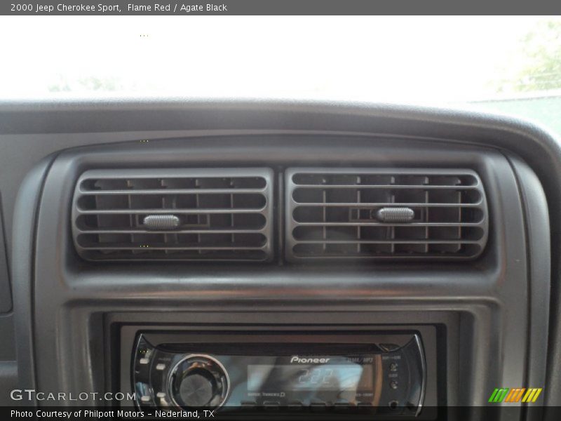 Flame Red / Agate Black 2000 Jeep Cherokee Sport