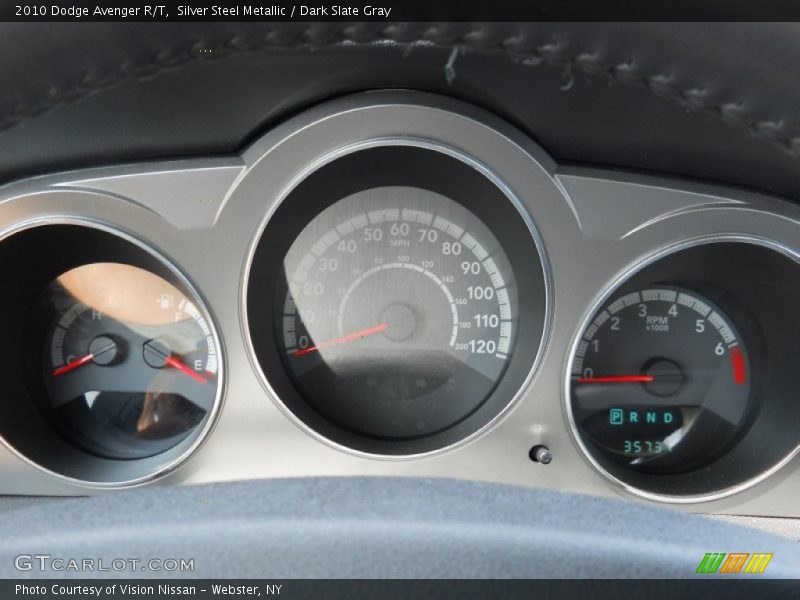 Silver Steel Metallic / Dark Slate Gray 2010 Dodge Avenger R/T