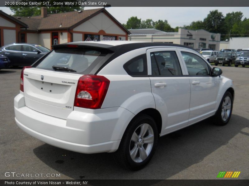 Stone White / Dark Slate Gray 2010 Dodge Caliber SXT