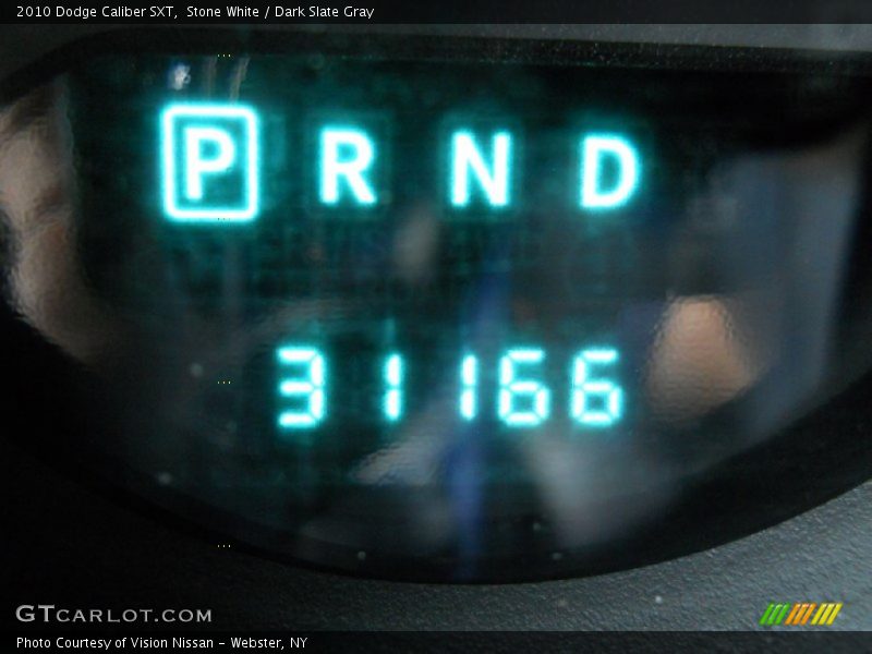 Stone White / Dark Slate Gray 2010 Dodge Caliber SXT