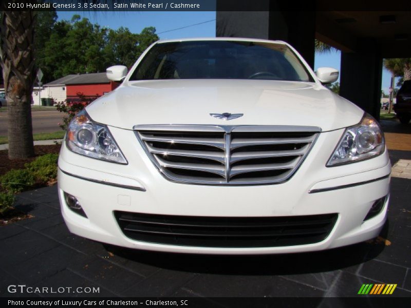 Satin White Pearl / Cashmere 2010 Hyundai Genesis 3.8 Sedan