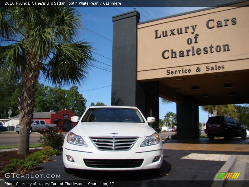 Satin White Pearl / Cashmere 2010 Hyundai Genesis 3.8 Sedan