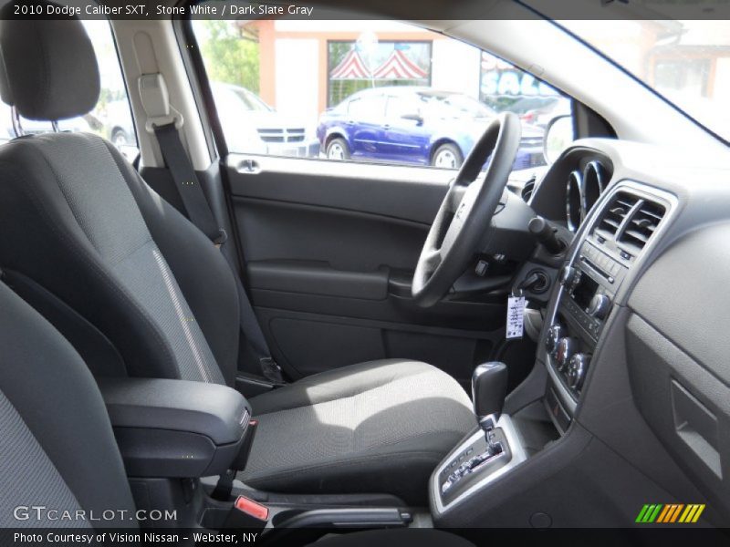 Stone White / Dark Slate Gray 2010 Dodge Caliber SXT