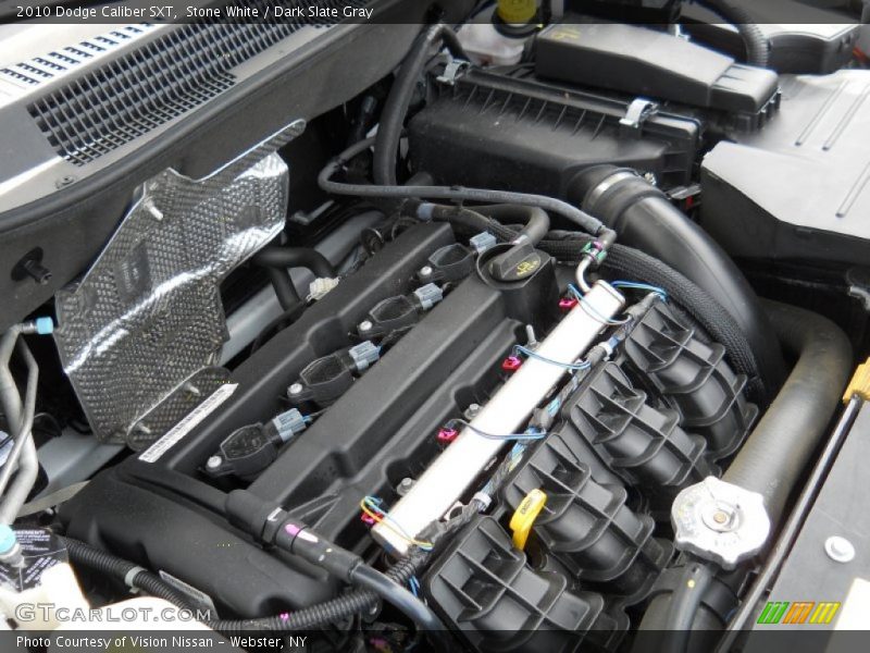 Stone White / Dark Slate Gray 2010 Dodge Caliber SXT