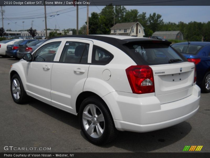 Stone White / Dark Slate Gray 2010 Dodge Caliber SXT