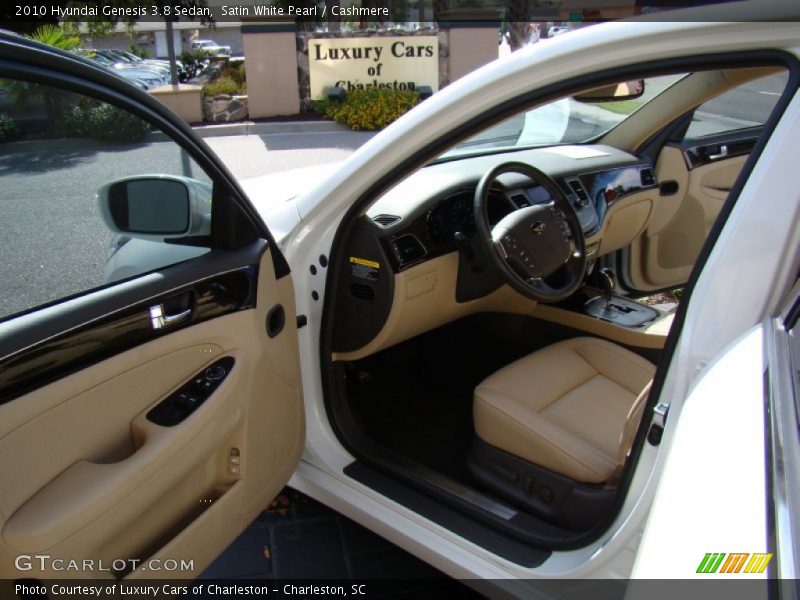 Satin White Pearl / Cashmere 2010 Hyundai Genesis 3.8 Sedan