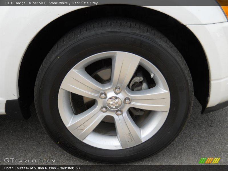 Stone White / Dark Slate Gray 2010 Dodge Caliber SXT