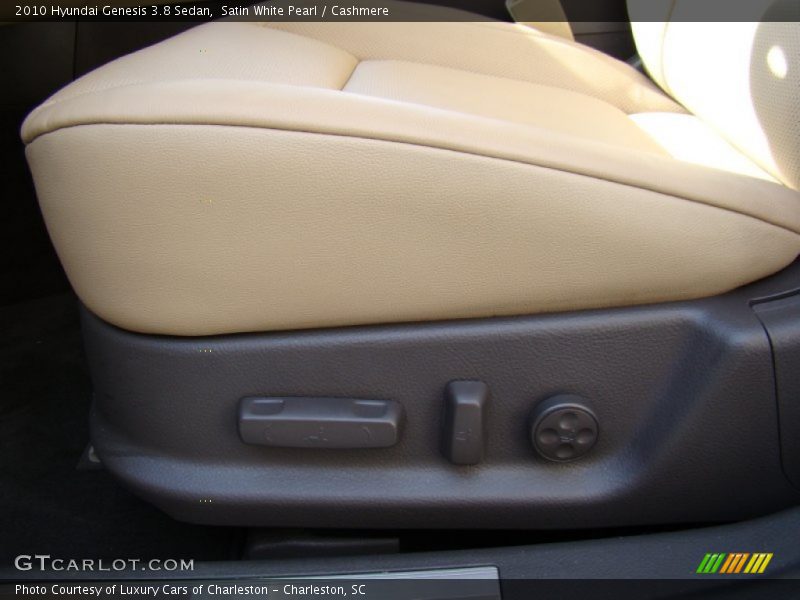 Satin White Pearl / Cashmere 2010 Hyundai Genesis 3.8 Sedan