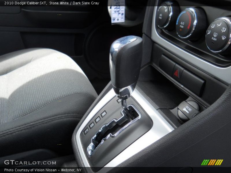 Stone White / Dark Slate Gray 2010 Dodge Caliber SXT