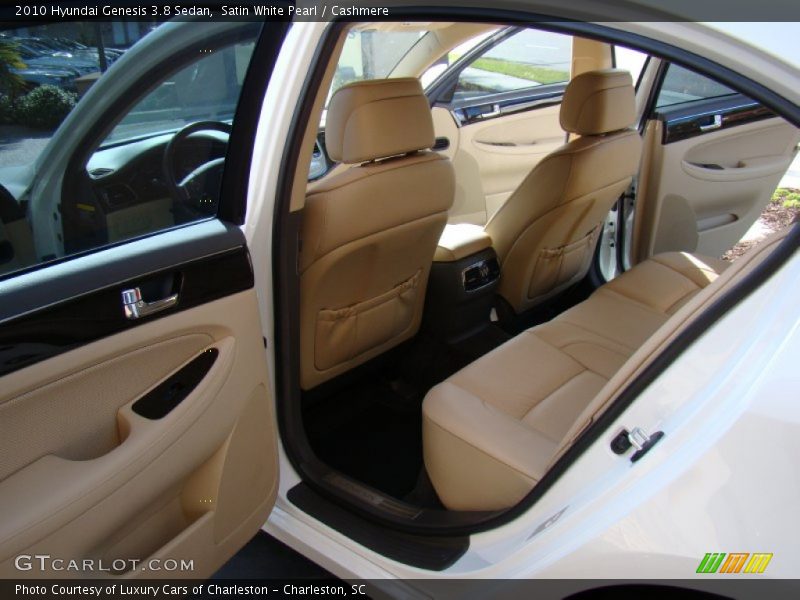 Satin White Pearl / Cashmere 2010 Hyundai Genesis 3.8 Sedan