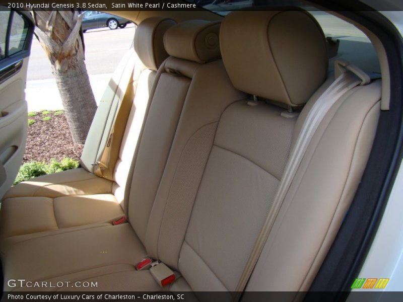 Satin White Pearl / Cashmere 2010 Hyundai Genesis 3.8 Sedan