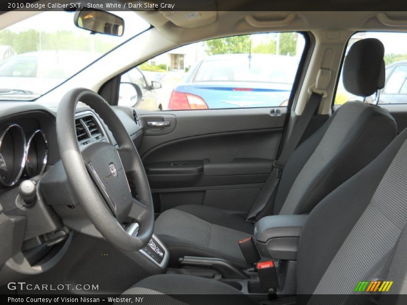 Stone White / Dark Slate Gray 2010 Dodge Caliber SXT