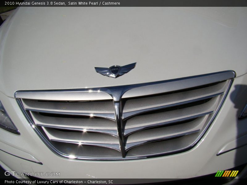Satin White Pearl / Cashmere 2010 Hyundai Genesis 3.8 Sedan