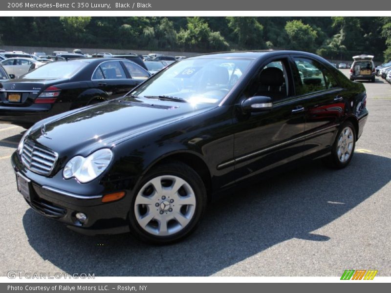 Black / Black 2006 Mercedes-Benz C 350 Luxury