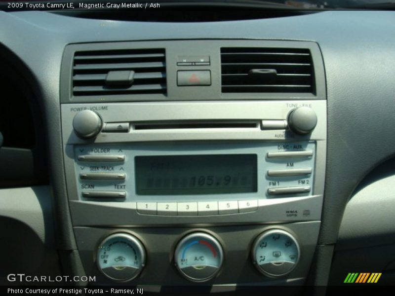 Magnetic Gray Metallic / Ash 2009 Toyota Camry LE