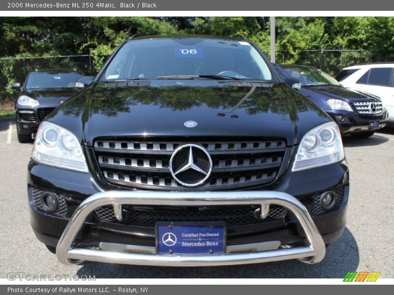Black / Black 2006 Mercedes-Benz ML 350 4Matic