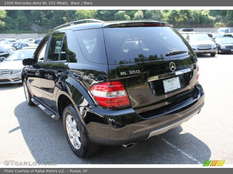 Black / Black 2006 Mercedes-Benz ML 350 4Matic