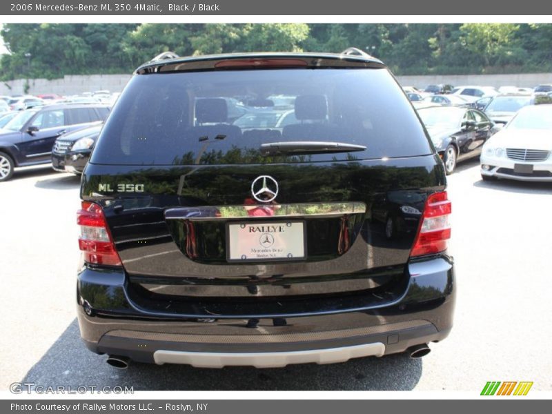 Black / Black 2006 Mercedes-Benz ML 350 4Matic