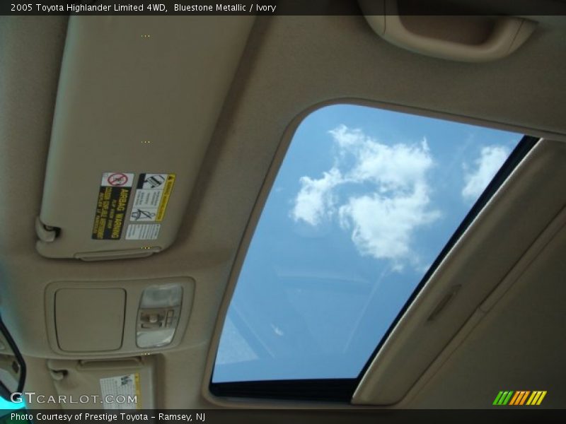 Bluestone Metallic / Ivory 2005 Toyota Highlander Limited 4WD