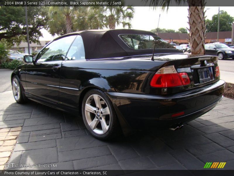 Black Sapphire Metallic / Sand 2004 BMW 3 Series 325i Convertible