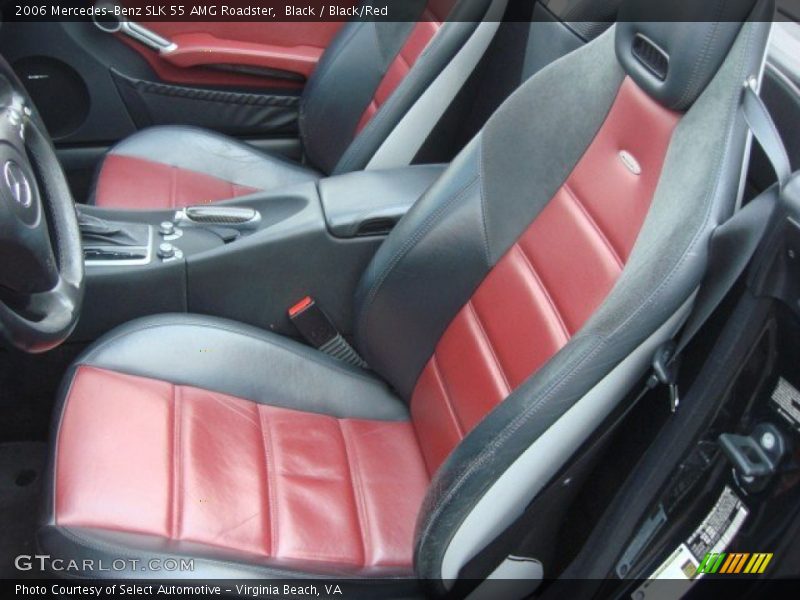  2006 SLK 55 AMG Roadster Black/Red Interior