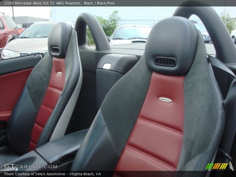 2006 SLK 55 AMG Roadster Black/Red Interior