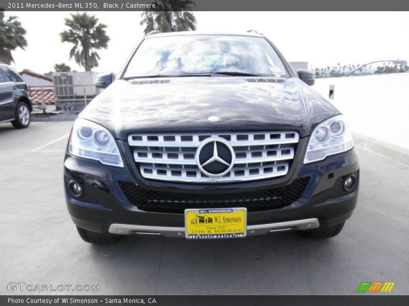 Black / Cashmere 2011 Mercedes-Benz ML 350