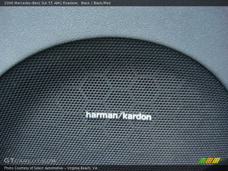 Black / Black/Red 2006 Mercedes-Benz SLK 55 AMG Roadster