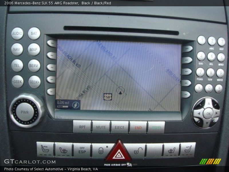 Controls of 2006 SLK 55 AMG Roadster