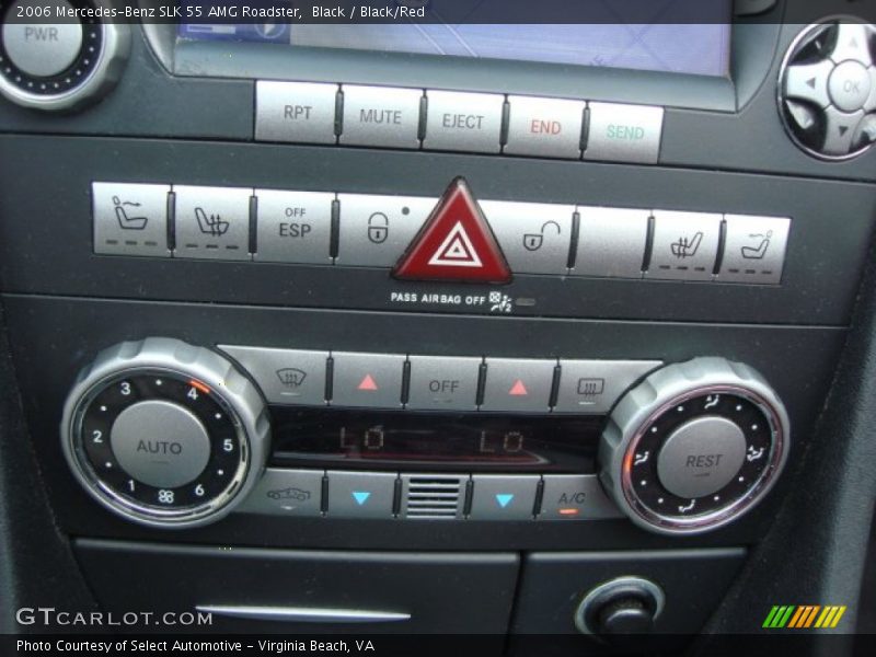 Controls of 2006 SLK 55 AMG Roadster