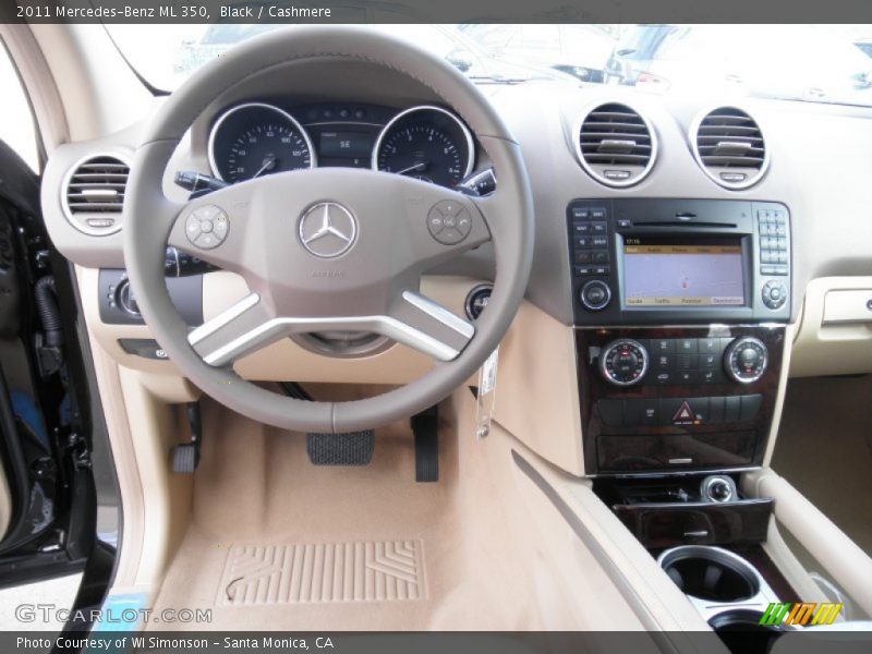 Black / Cashmere 2011 Mercedes-Benz ML 350
