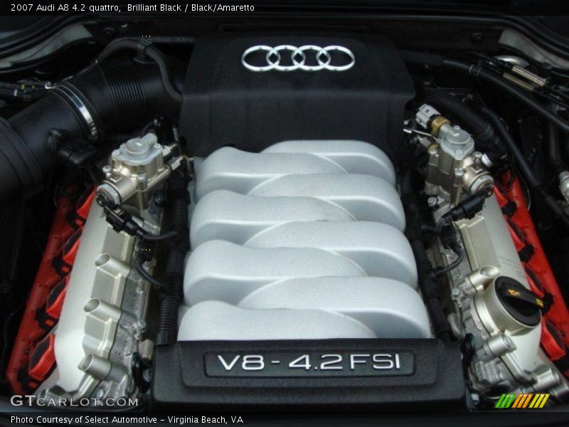  2007 A8 4.2 quattro Engine - 4.2 Liter FSI DOHC 32-Valve VVT V8