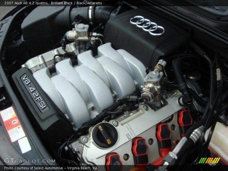  2007 A8 4.2 quattro Engine - 4.2 Liter FSI DOHC 32-Valve VVT V8