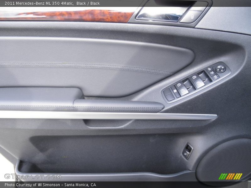 Black / Black 2011 Mercedes-Benz ML 350 4Matic
