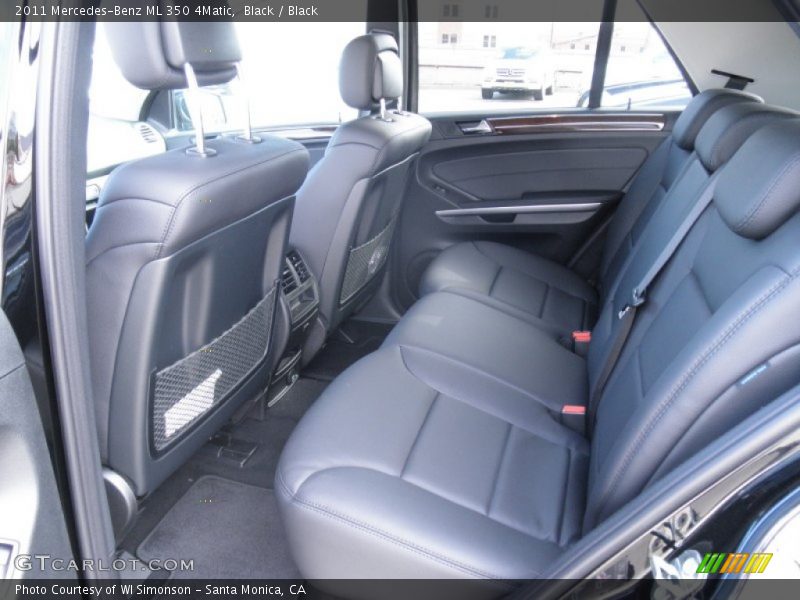 Black / Black 2011 Mercedes-Benz ML 350 4Matic